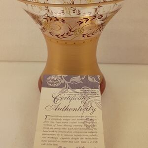 Artisan Gold and Purple Vase by Madigan's